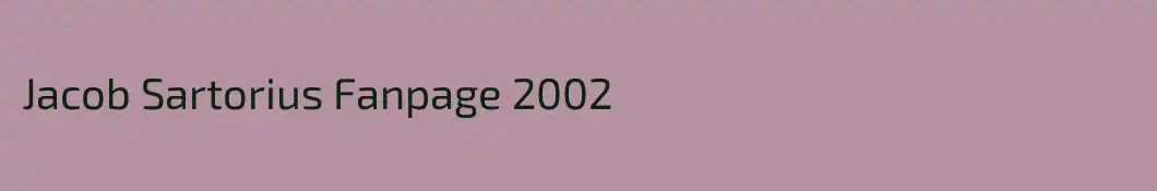 Jacob Sartorius Fanpage 2002